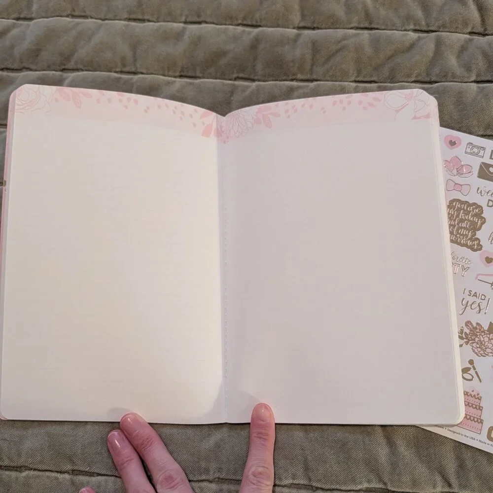 Erin Condren Petite Planner Wedding Love Grows w/stickers